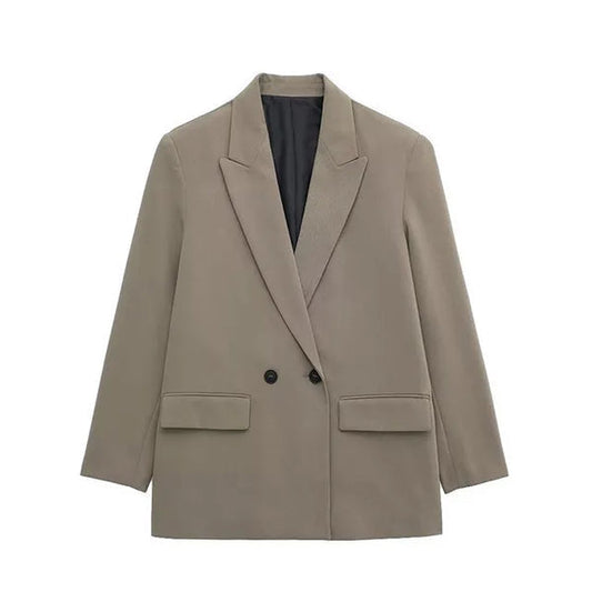 WW | eleganter Blazer mit langen Ärmeln und strukturierter Design