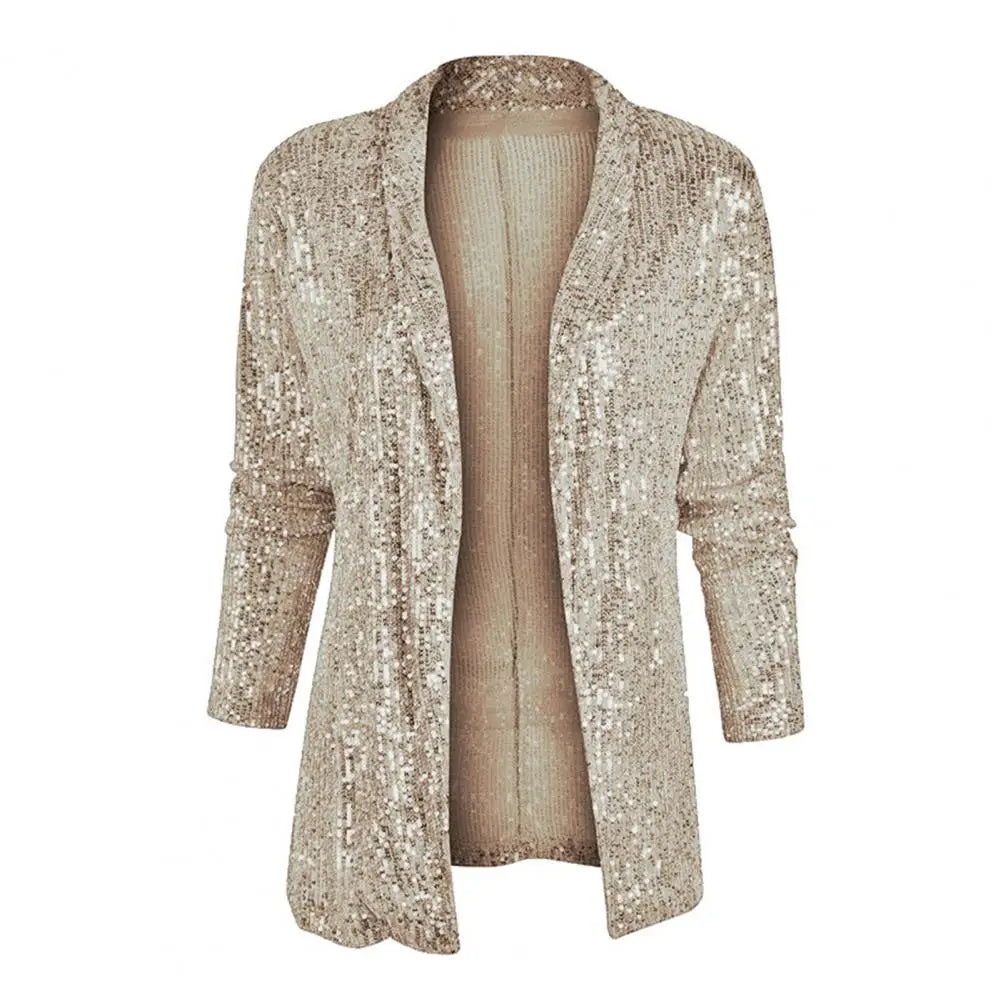 WW | Eleganter Blazer aus schimmernden Pailletten Perfekt für besondere Anlässe