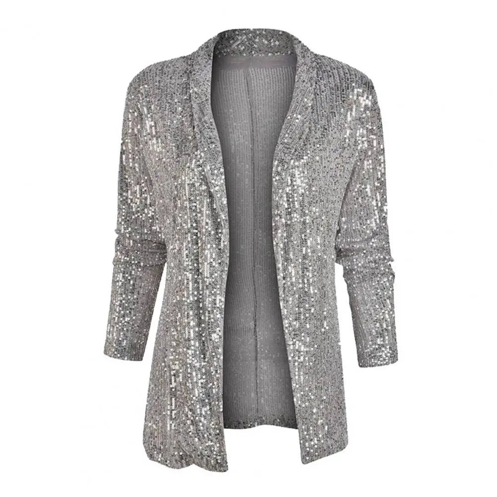 WW | Eleganter Blazer aus schimmernden Pailletten Perfekt für besondere Anlässe