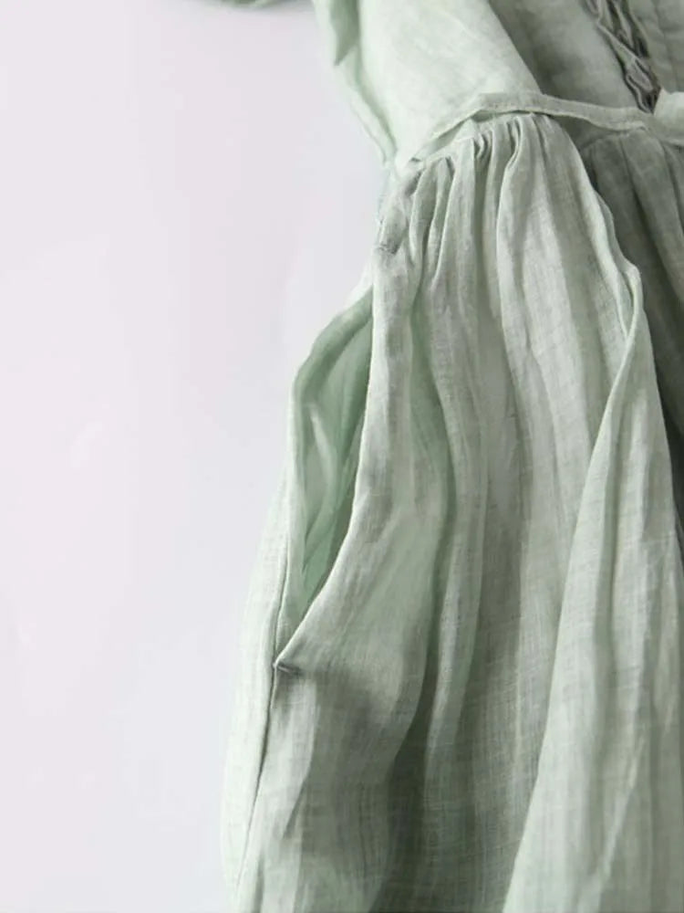WW | Elegante Leinenkleid