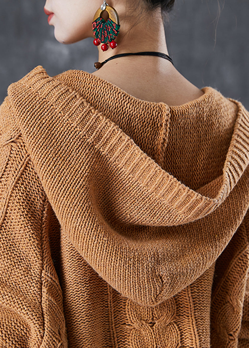 WW | Khaki Embroidered Tassel Cardigans