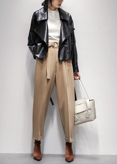 WW | Notched Tailored Coat Black Silhouette Coats