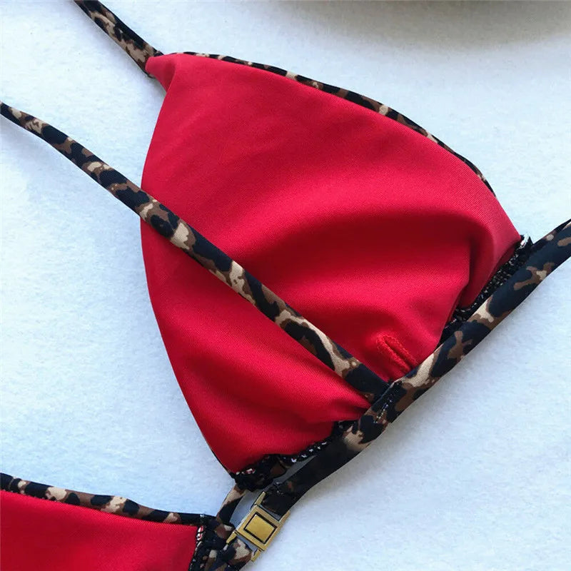 W&W | Luxus Sommer Bikini Set Sexy Tier Leopard