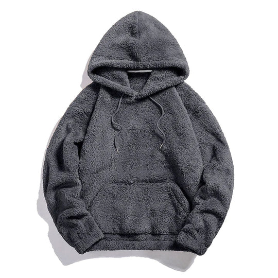 WW | Hooded Sherpa Pullover Ultra-Soft Fleece Hoodie for Cold Weather