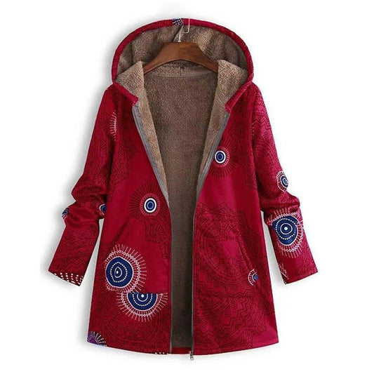 WW | Parka Wintermantel Isolierte Mid-Länge Jacke mit Taschen