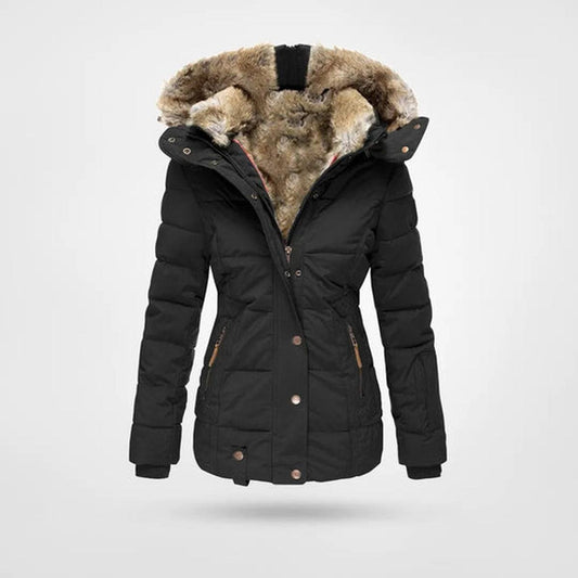WW | Damen Winterjacke mit Fleece Futter und Kapuze