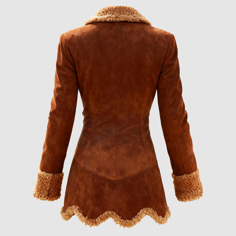 WW | Tailored Coat - Faux Fur Trim Button-Front Coat