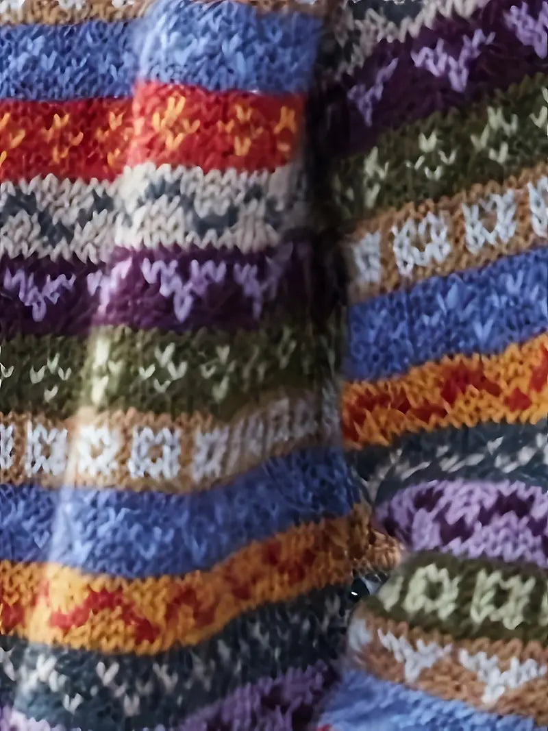 WW | Damen Überdimensionaler Schwarzer Cardigan Weich, Leichtes Layer