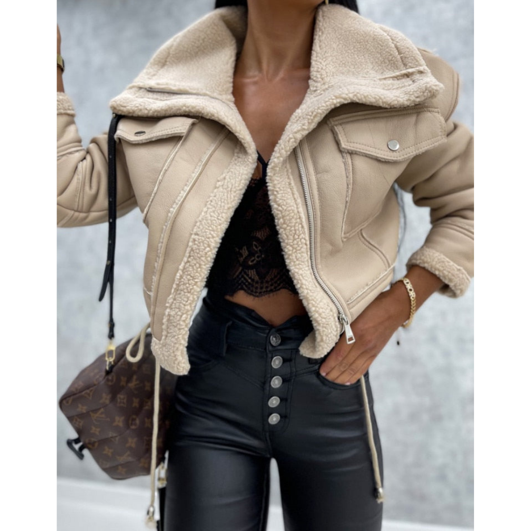 WW | Trendy Damen Warme Kurz geschnittene Pufferjacke für Winterkomfort