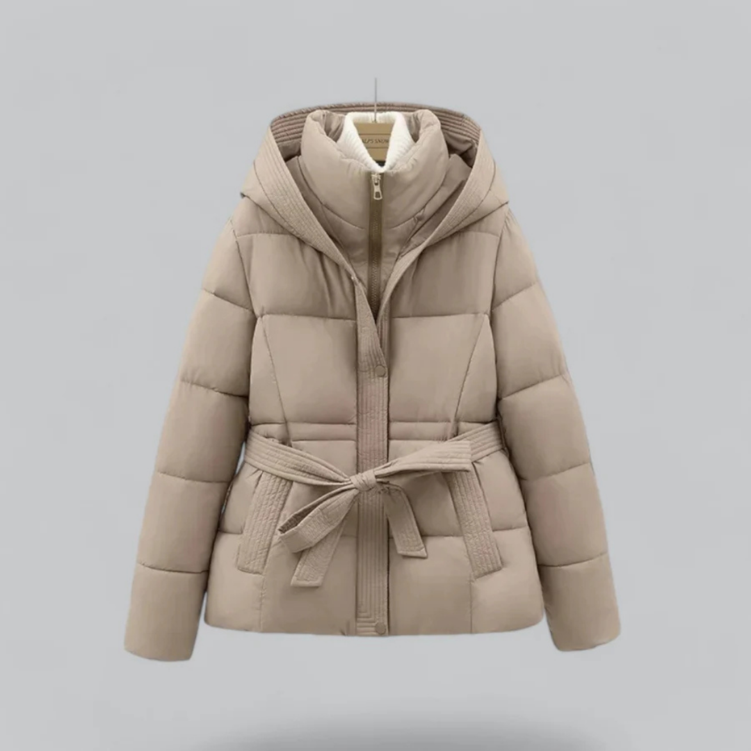 WW | Warm Hem Hooded Puffer Jacket for Women's Winter Style