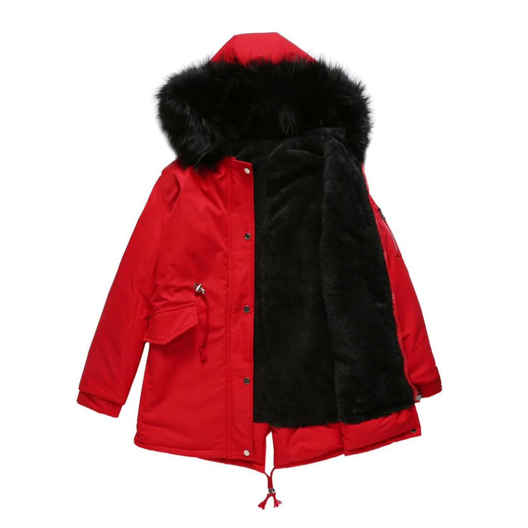 WW | Damen Button-Down Parka Winterjacke