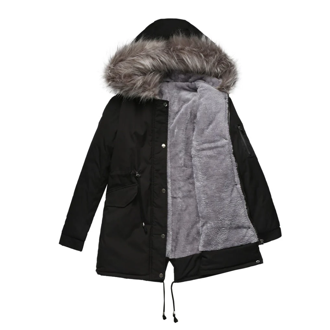 WW | Damen Button-Down Parka Winterjacke
