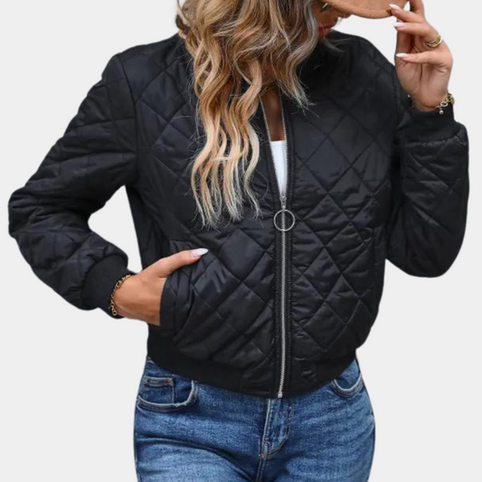 WW | Damen Vollreißverschluss Bomber Winterjacke