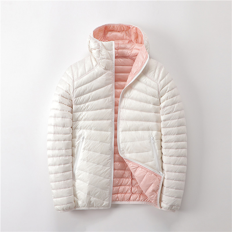 WW | Damen Übergangs Kapuzen-Puffermantel Winterjacke