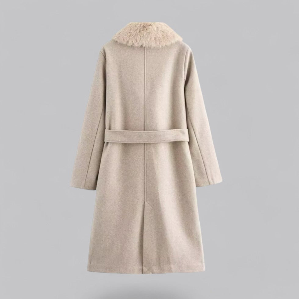 WW | Damen Beiger Trenchcoat Neppeluw