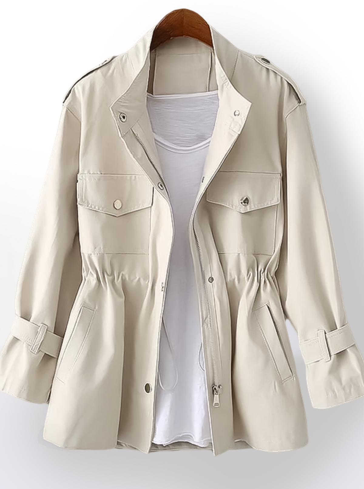WW | Damen Cargo Trenchcoat Für Den Herbst Stylisch und Funktional