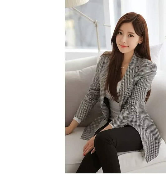 WW | Damen Freizeit Blazer Vielseitige Leichte Jacke