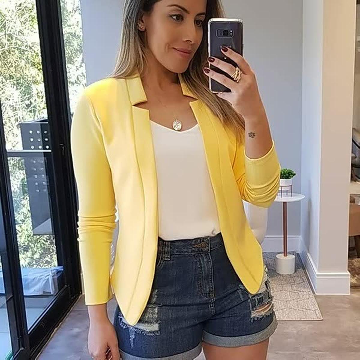 WW | Women's Classic Blazer Premium Fabric Formal Wear