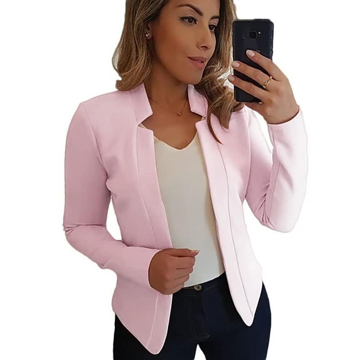 WW | Women's Classic Blazer Premium Fabric Formal Wear
