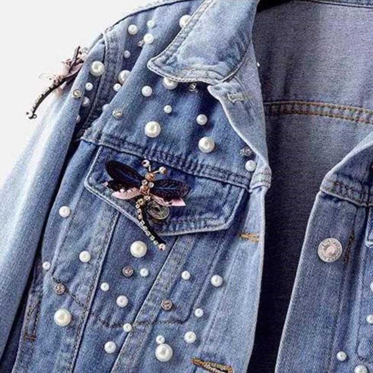 WW | Damen Klassische Denimjacke mit Lockerer Passform