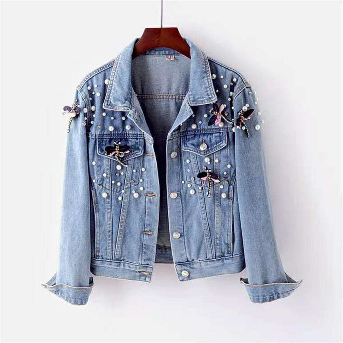 WW | Damen Klassische Denimjacke mit Lockerer Passform