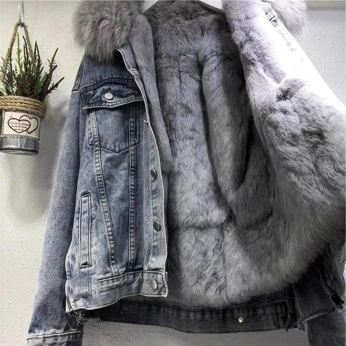 WW | Damen Klassische Passform Denim Jacke