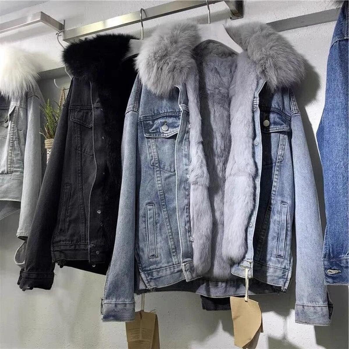 WW | Damen Klassische Passform Denim Jacke