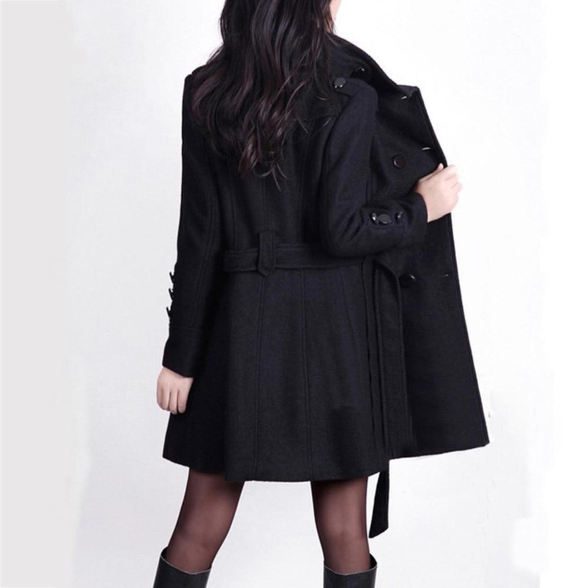 WW | Women's Classic Trench Coat with Adjustable Belt