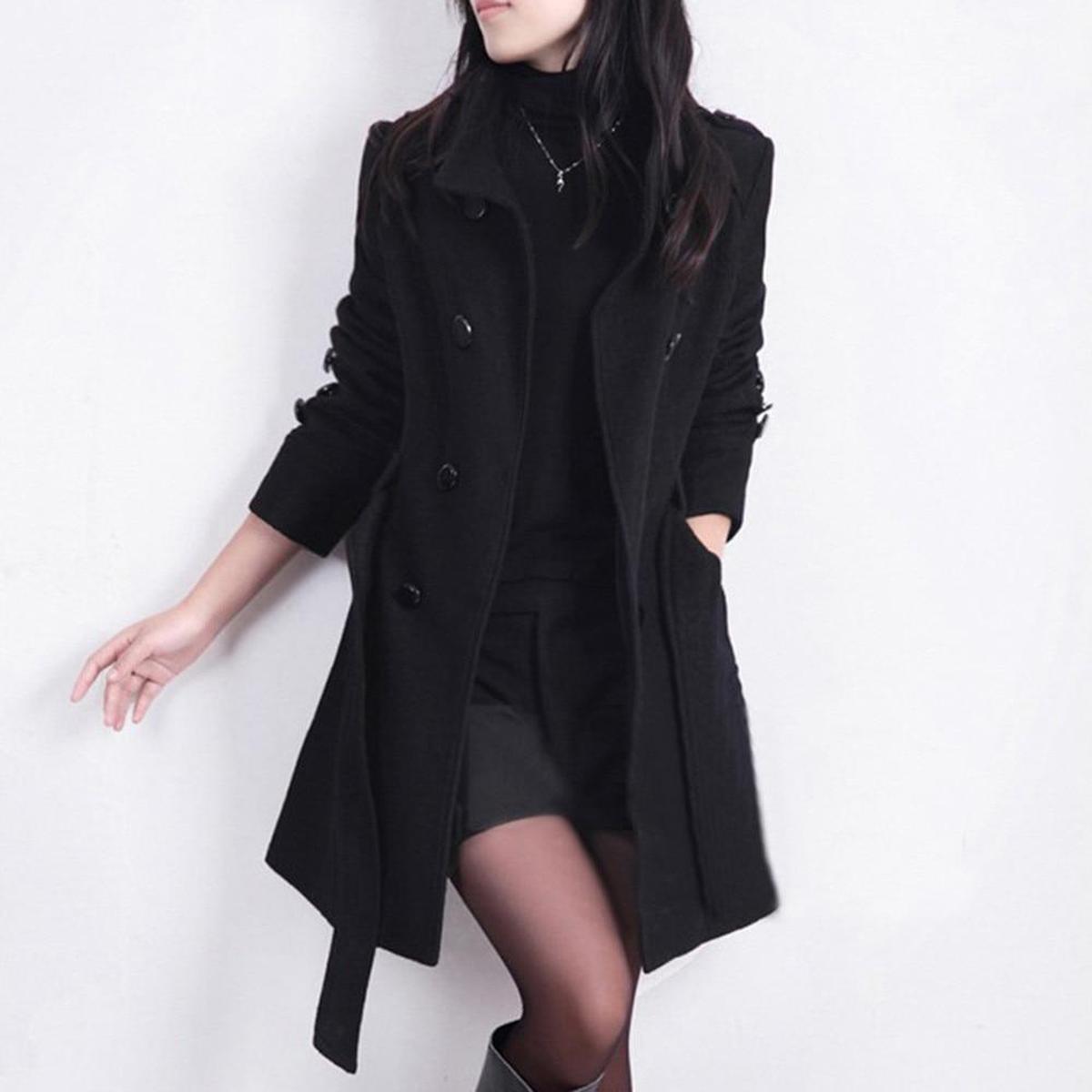 WW | Women's Classic Trench Coat with Adjustable Belt