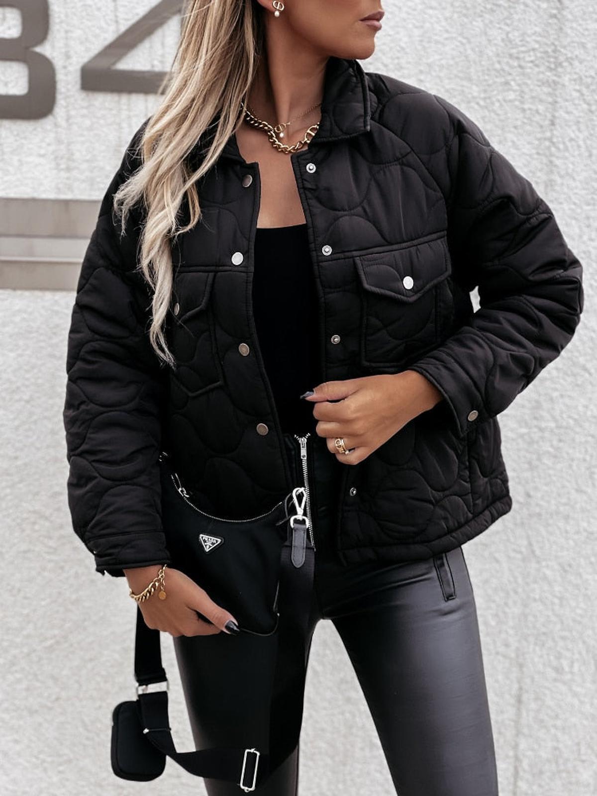 WW | Damen Klassische Vielseitige Jacke mit Taschen