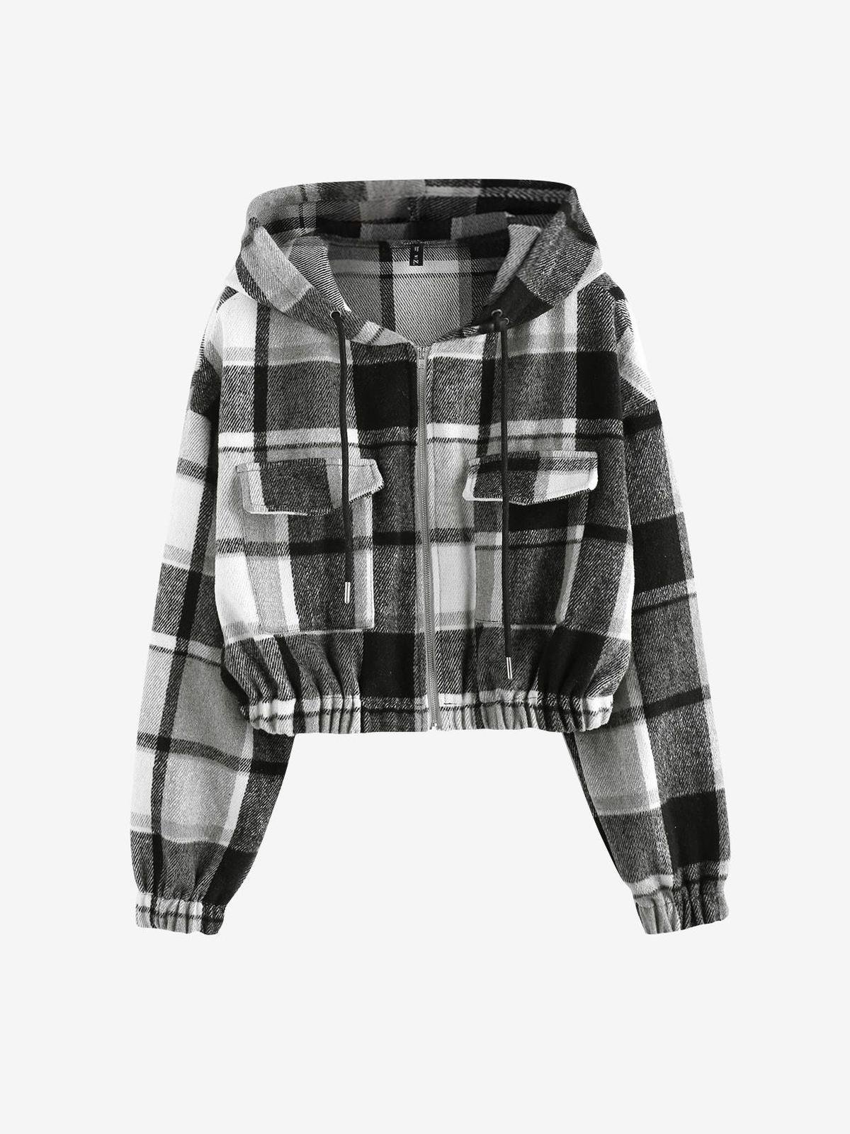 WW | Damen Cropped Jacke Modisches Vielseitiges Design