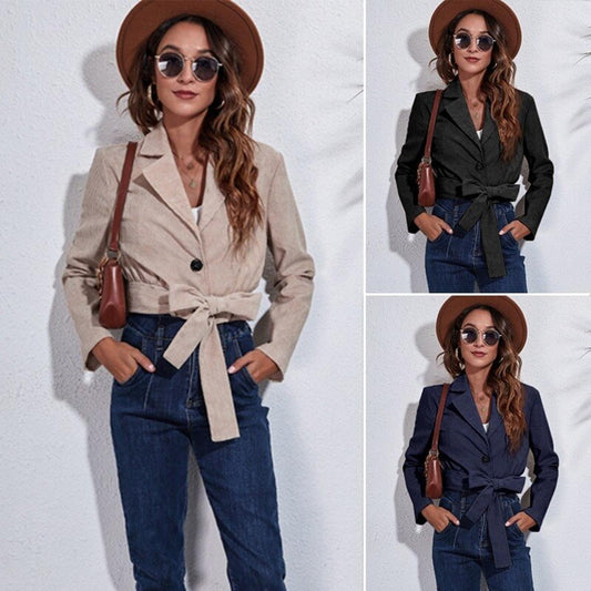 WW | Damen Kurze Übergangsjacke Frühjahr