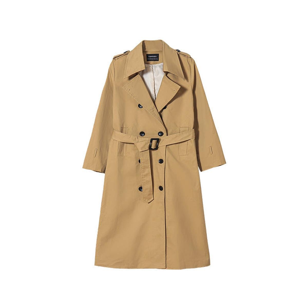 WW | Damen Eleganter Trenchcoat Wind Wetterfest