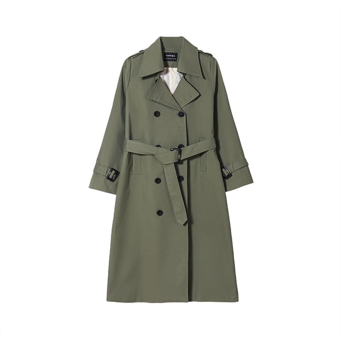 WW | Damen Eleganter Trenchcoat Wind Wetterfest