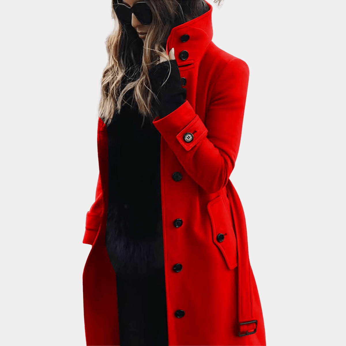 WW | Damen Eleganter Warmer Trenchcoat