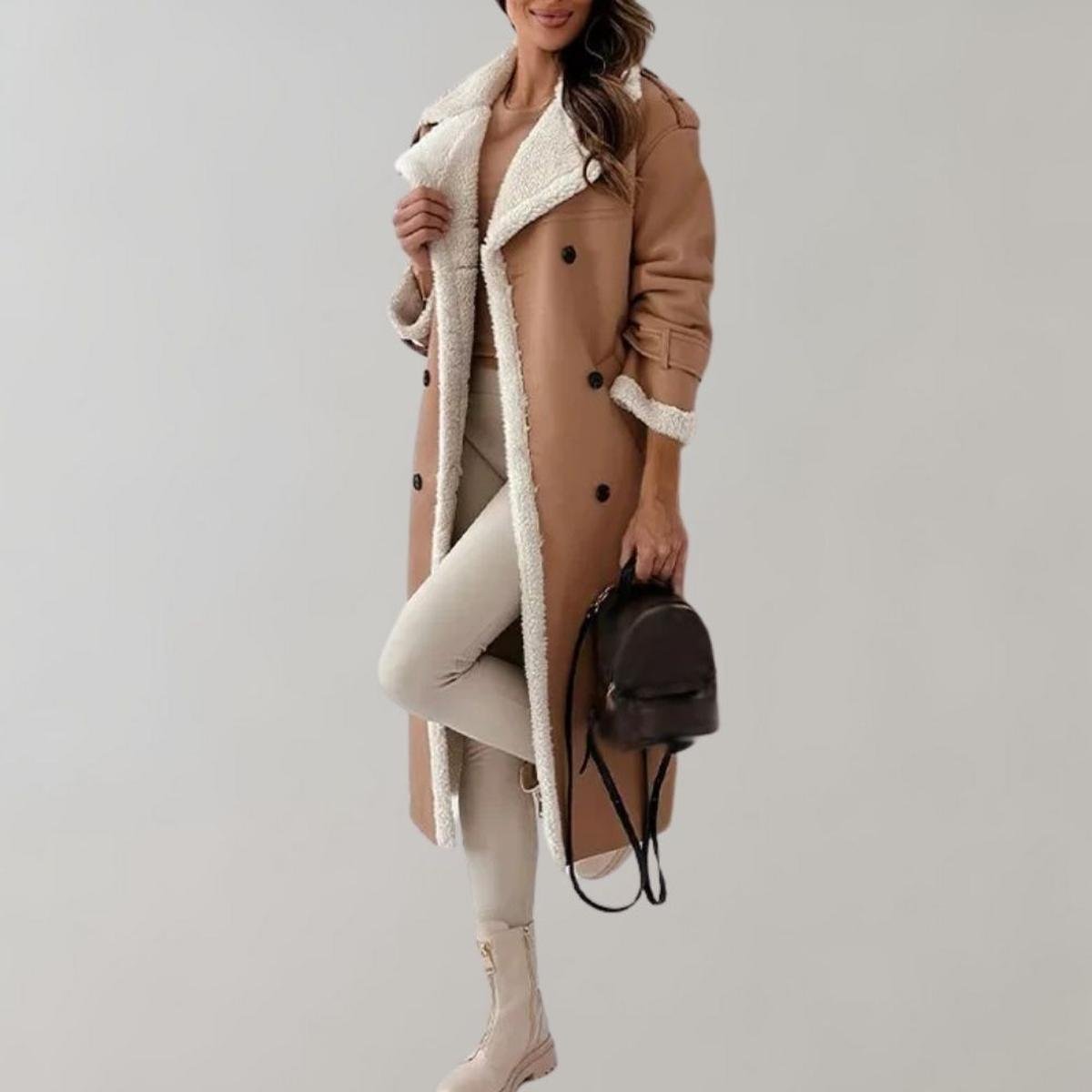 WW | Damen Elegante Winterjacke mit Weichem Fleecefutter