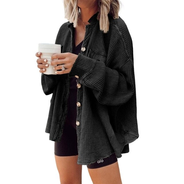 W&W Stylische Frühlings Strickjacke