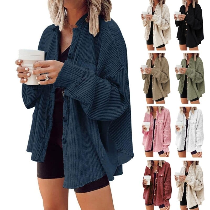 WW | Stylish Corduroy Jacket With Buttons