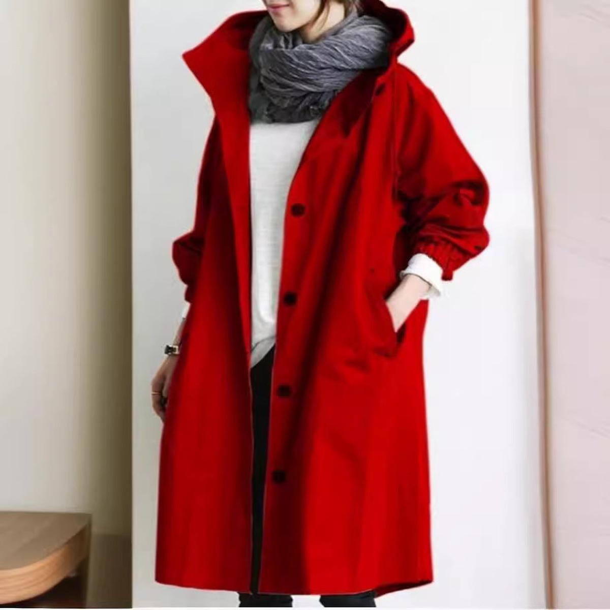 WW | Damen Leichte Kapuzen Windbreaker Jacke Wasserabweisend