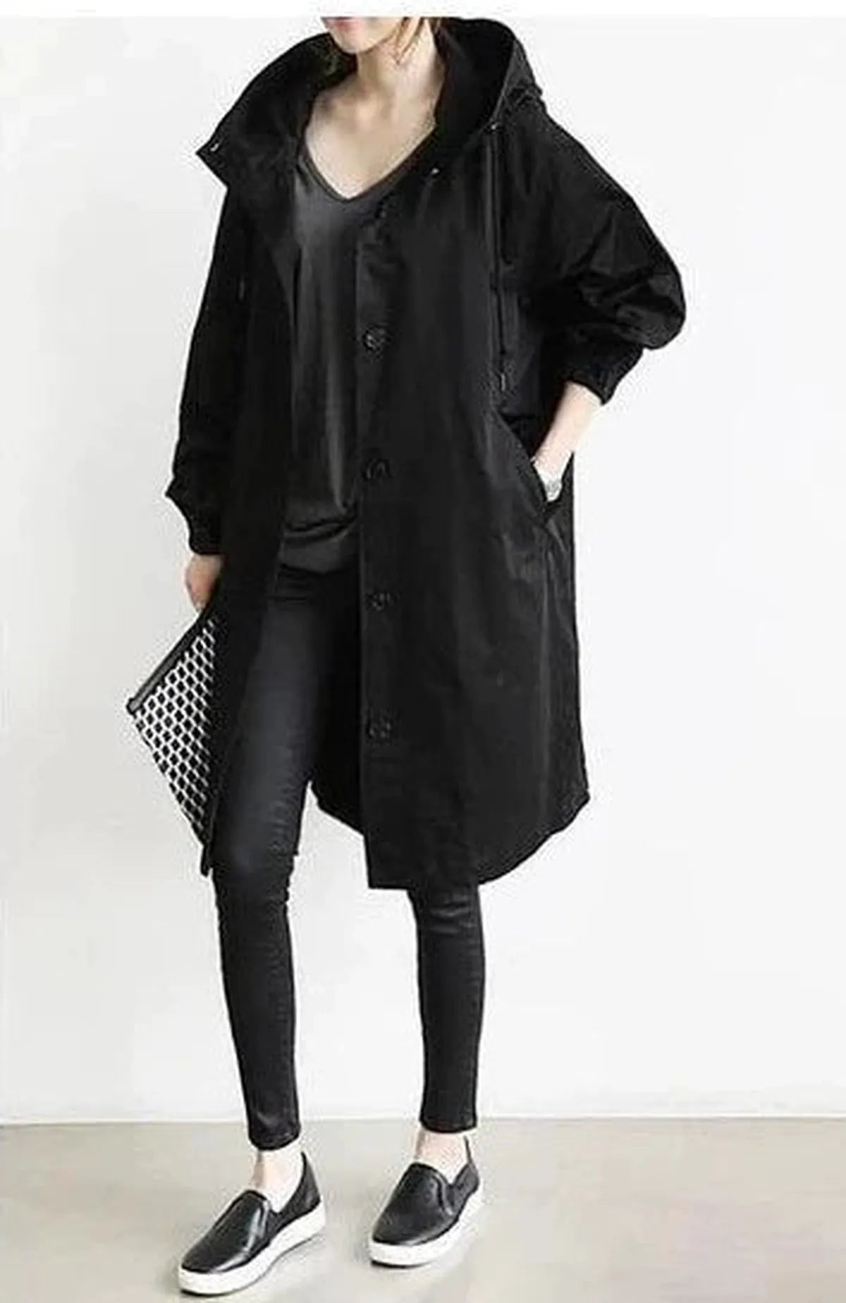WW | Damen Leichte Kapuzen Windbreaker Jacke Wasserabweisend