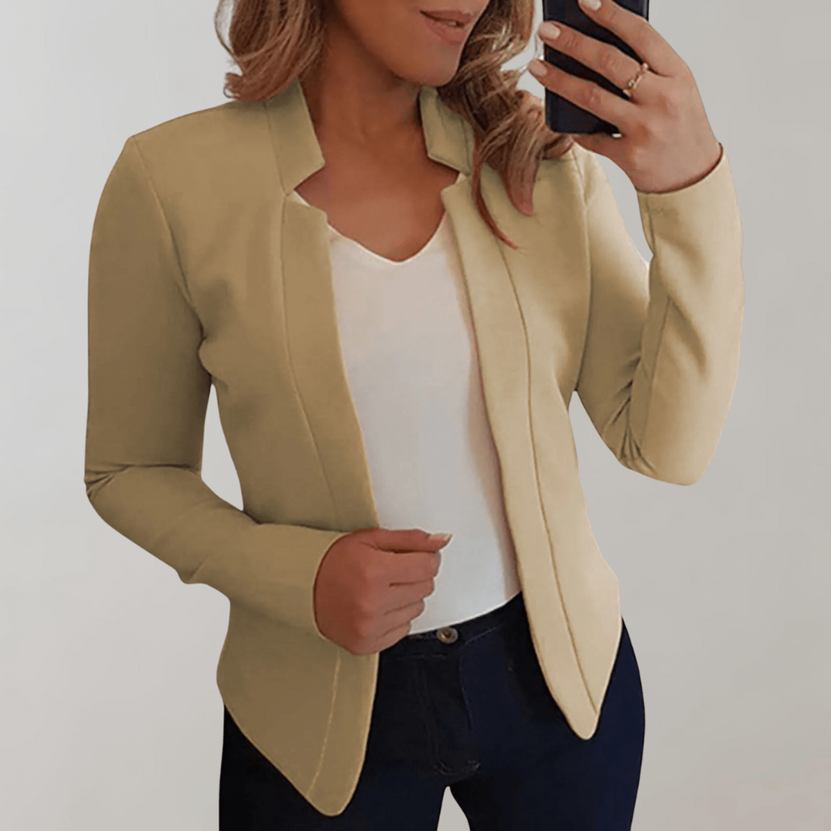 WW | Damen Leichter Reverskragen Blazer