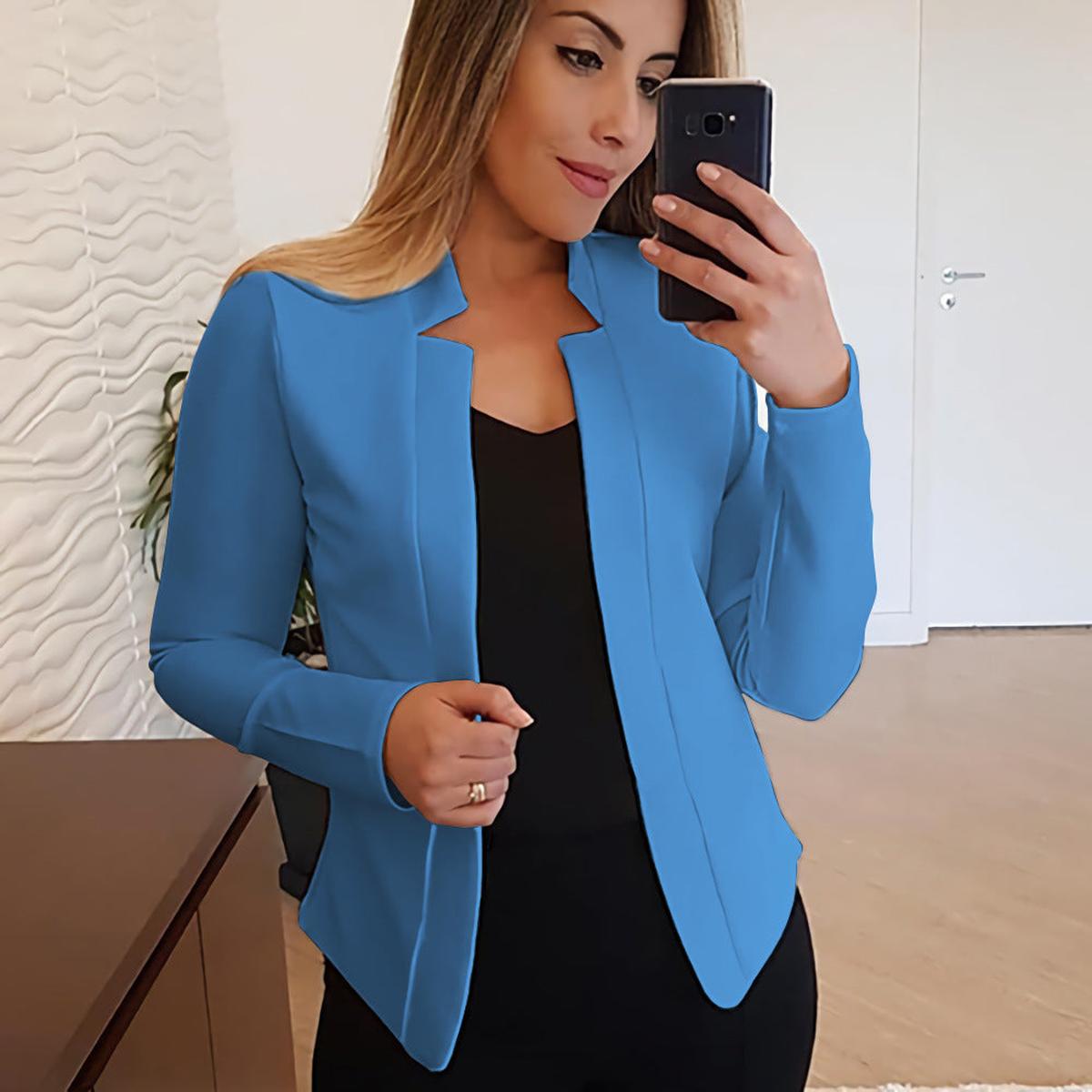 WW | Damen Leichter Reverskragen Blazer