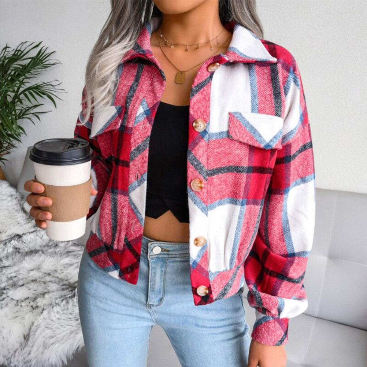 WW | Damen Gemusterte Leichte Jacke