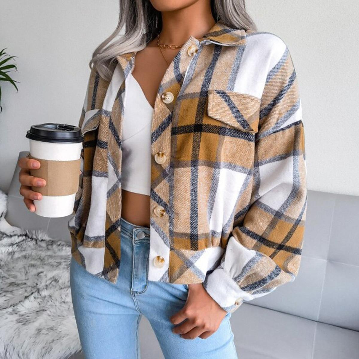WW | Damen Gemusterte Leichte Jacke