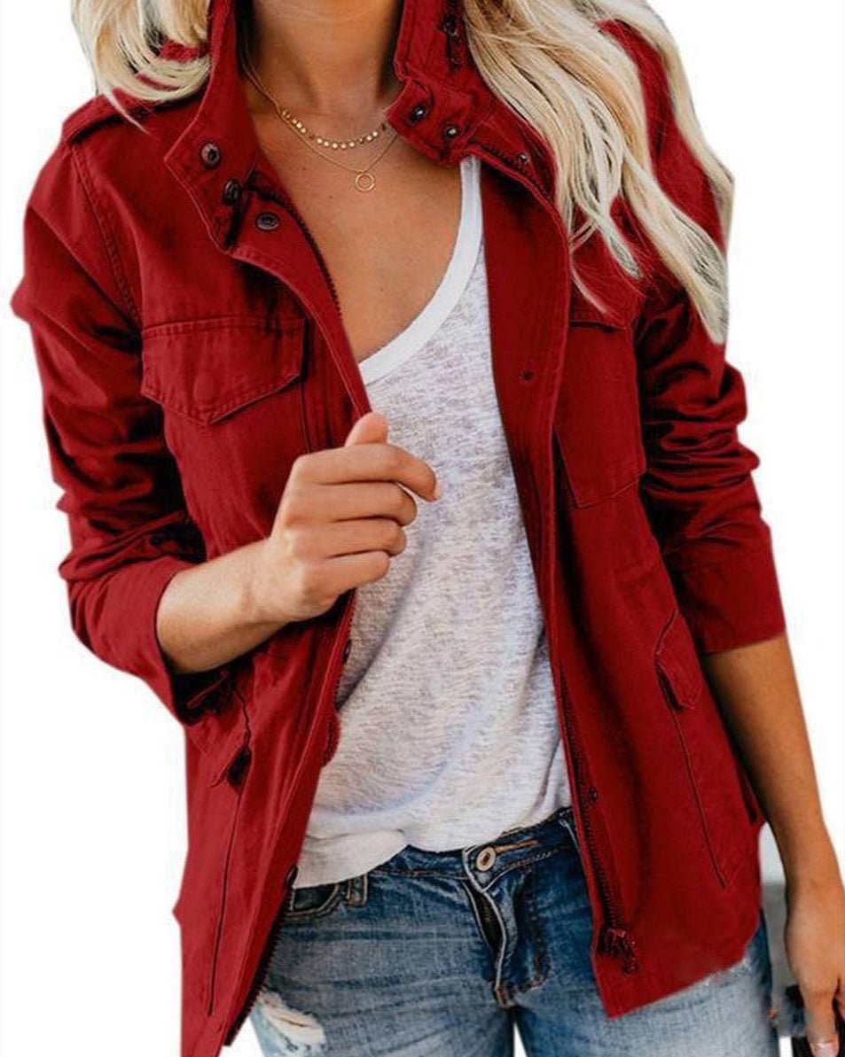 WW | Damen Regular Fit Utility Jacke mit Taschen