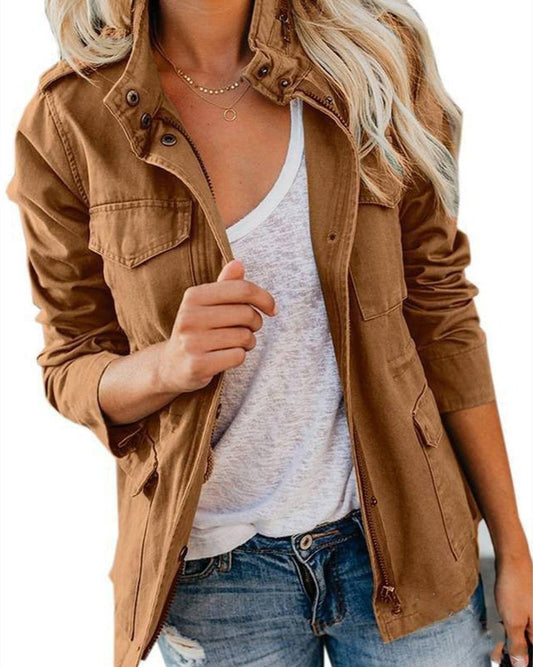 WW | Damen Regular Fit Utility Jacke mit Taschen