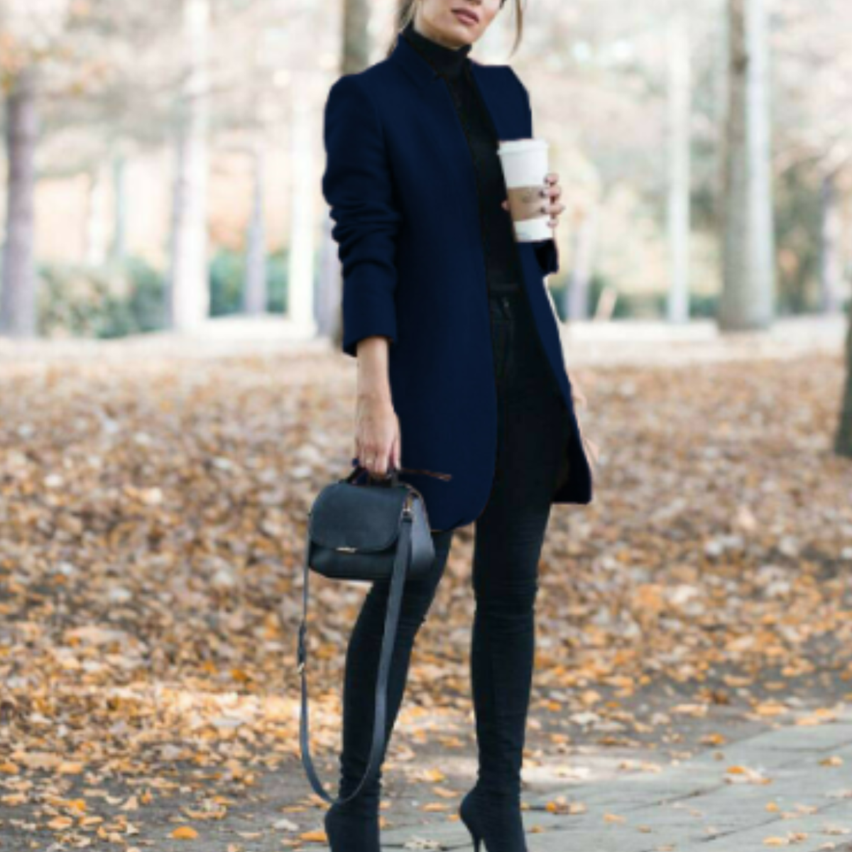 WW | Damen Wintermantel mit Stehkragen und Zeitlosem Design