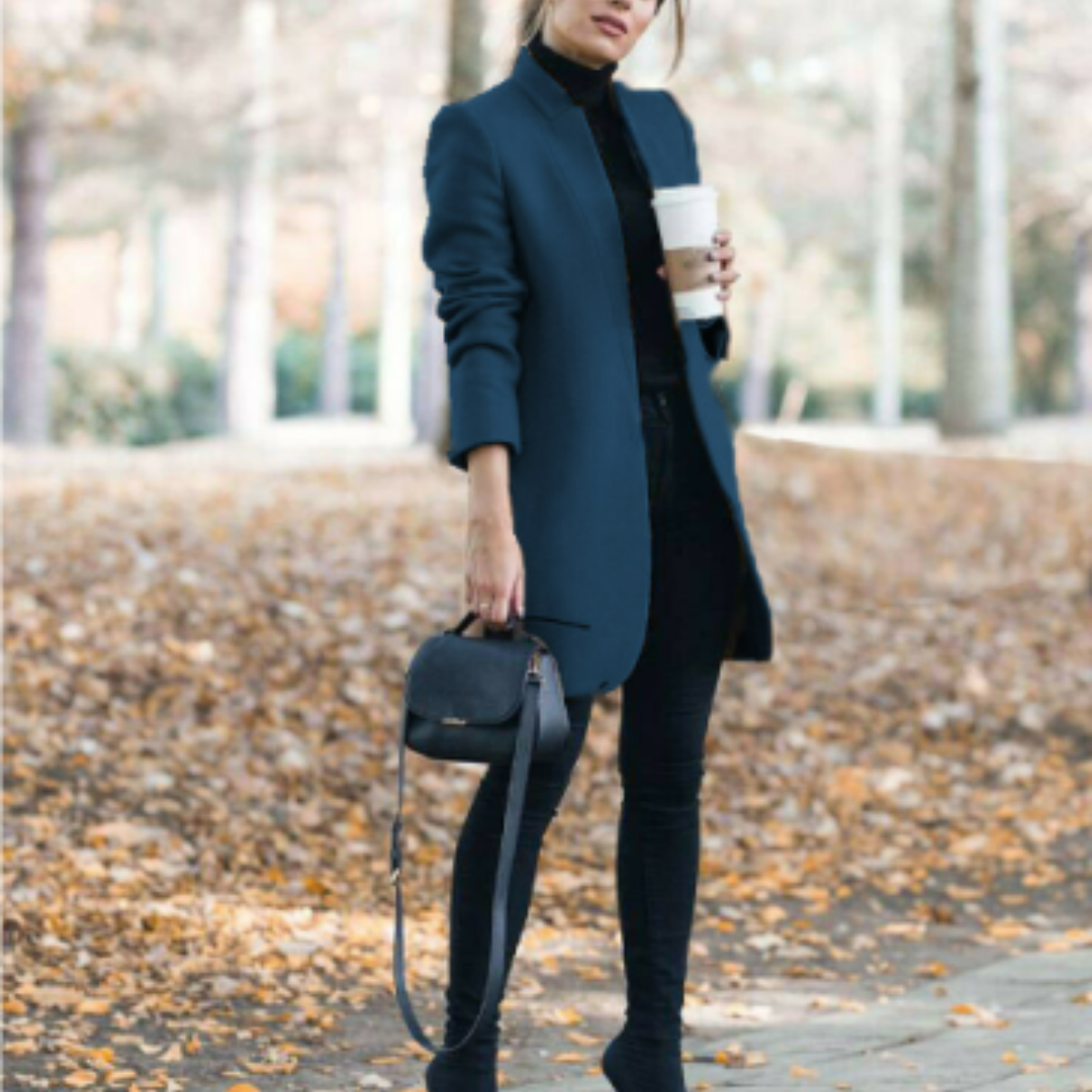 WW | Damen Wintermantel mit Stehkragen und Zeitlosem Design