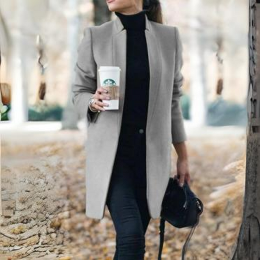 WW | Damen Wintermantel mit Stehkragen und Zeitlosem Design