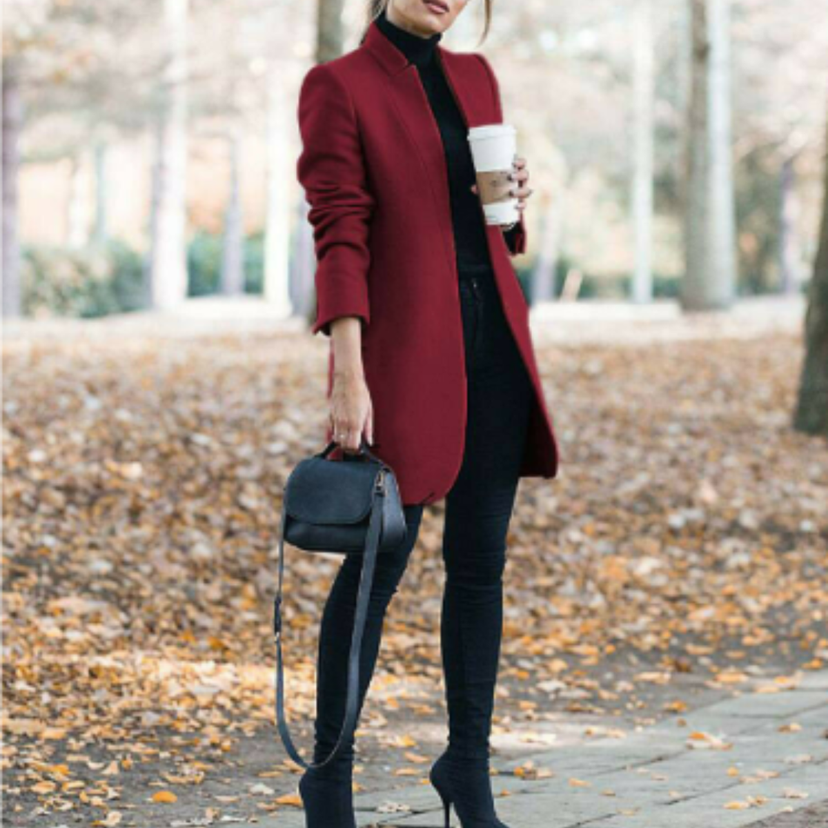 WW | Damen Wintermantel mit Stehkragen und Zeitlosem Design